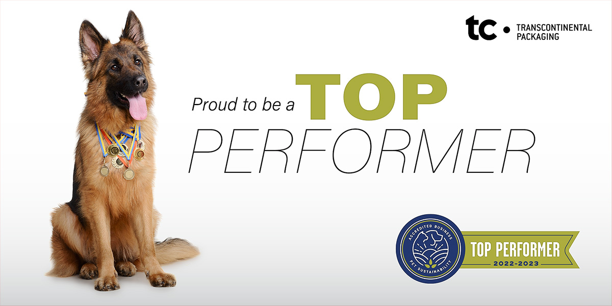 tc transcontinental packaging pet sustainability top performer