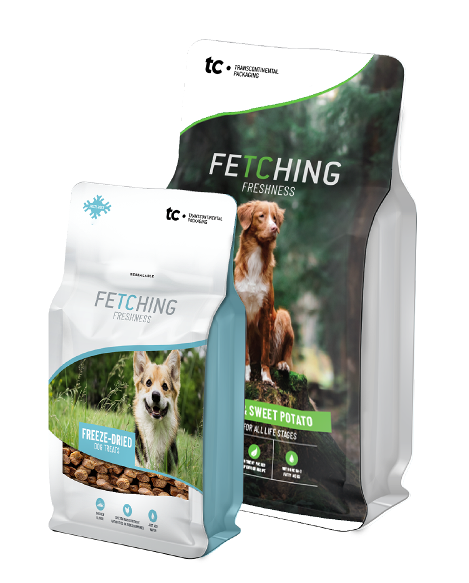 Kibble freeze dried pet food packaging solutions TC