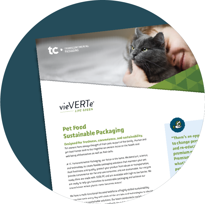 Sustainable Pet Food Sell Sheet