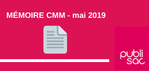 Mémoire CMM mai 2019 